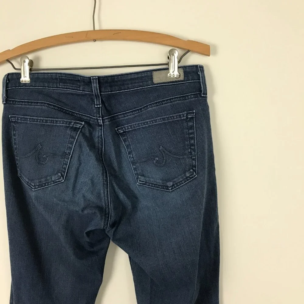 AG Jeans Women's 27R Legging Ankle Super Skinny Blue Jeans Dark Wash Stretch B4 - Picture 4 of 6